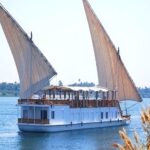 wind-powered Nile Dahabiya boat